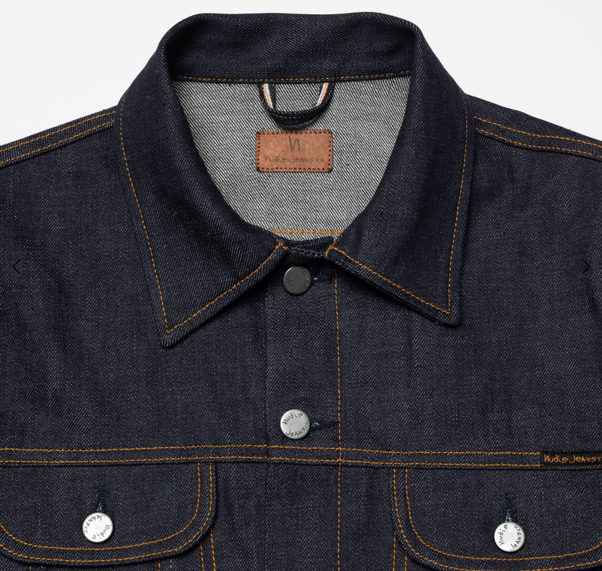 Danny Ace, Selvage Denim Jacket, Dry Blue-Jakker-Nudie Jeans-Motorious Copenhagen