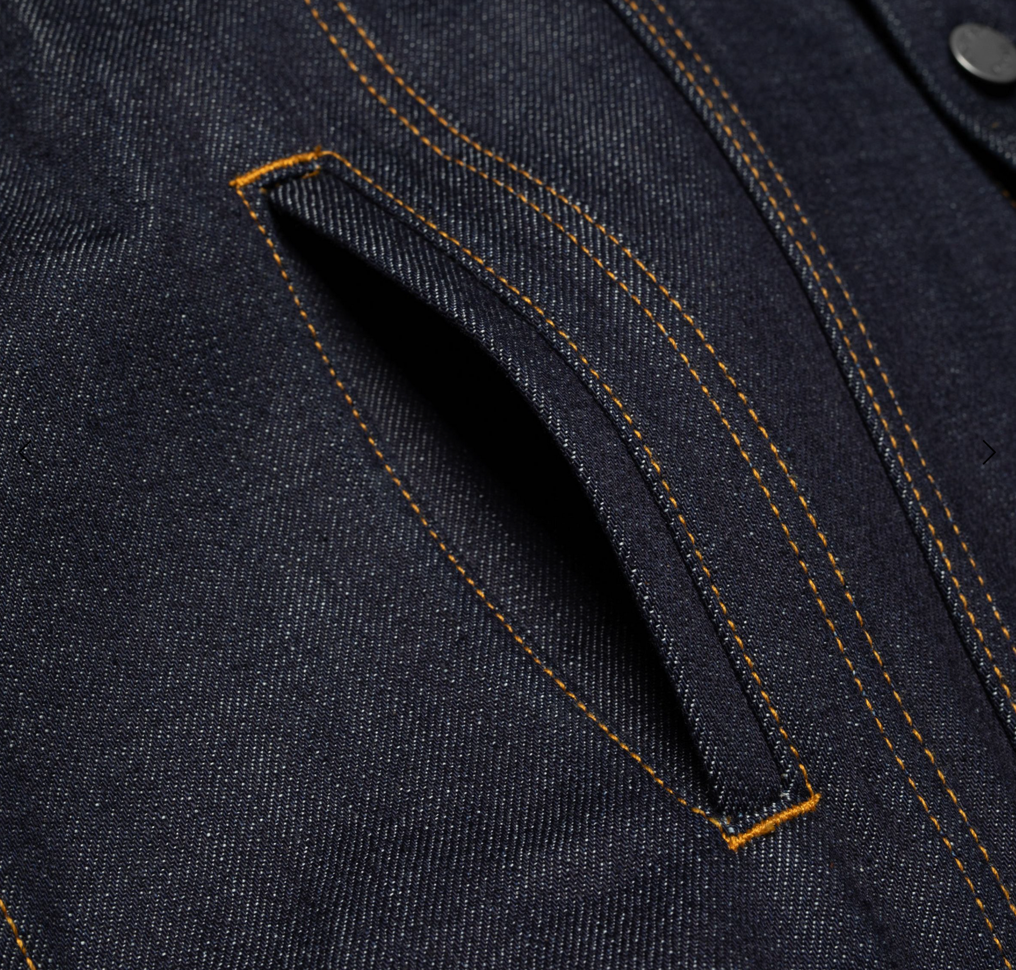 Danny Ace, Selvage Denim Jacket, Dry Blue-Jakker-Nudie Jeans-Motorious Copenhagen