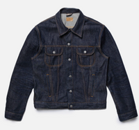 Danny Ace, Selvage Denim Jacket, Dry Blue-Jakker-Nudie Jeans-Motorious Copenhagen