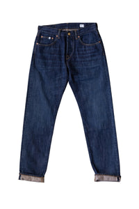 Dark Washed Denim Jeans, Indigo Blue-Bukser-Dunville-Motorious Copenhagen