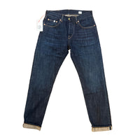 Dark Washed Denim Jeans, Indigo Blue-Bukser-Dunville-Motorious Copenhagen
