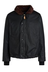 Deck Jacket, Black-Jakker-Manifattura Ceccarelli-Motorious Copenhagen