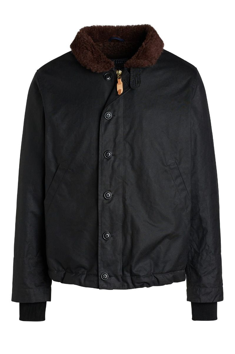 Deck Jacket, Black-Jakker-Manifattura Ceccarelli-Motorious Copenhagen