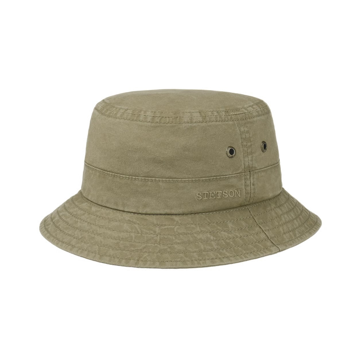 Delave Cotton Bucket Hat, Khaki-Hatte og Caps-Stetson-Motorious Copenhagen