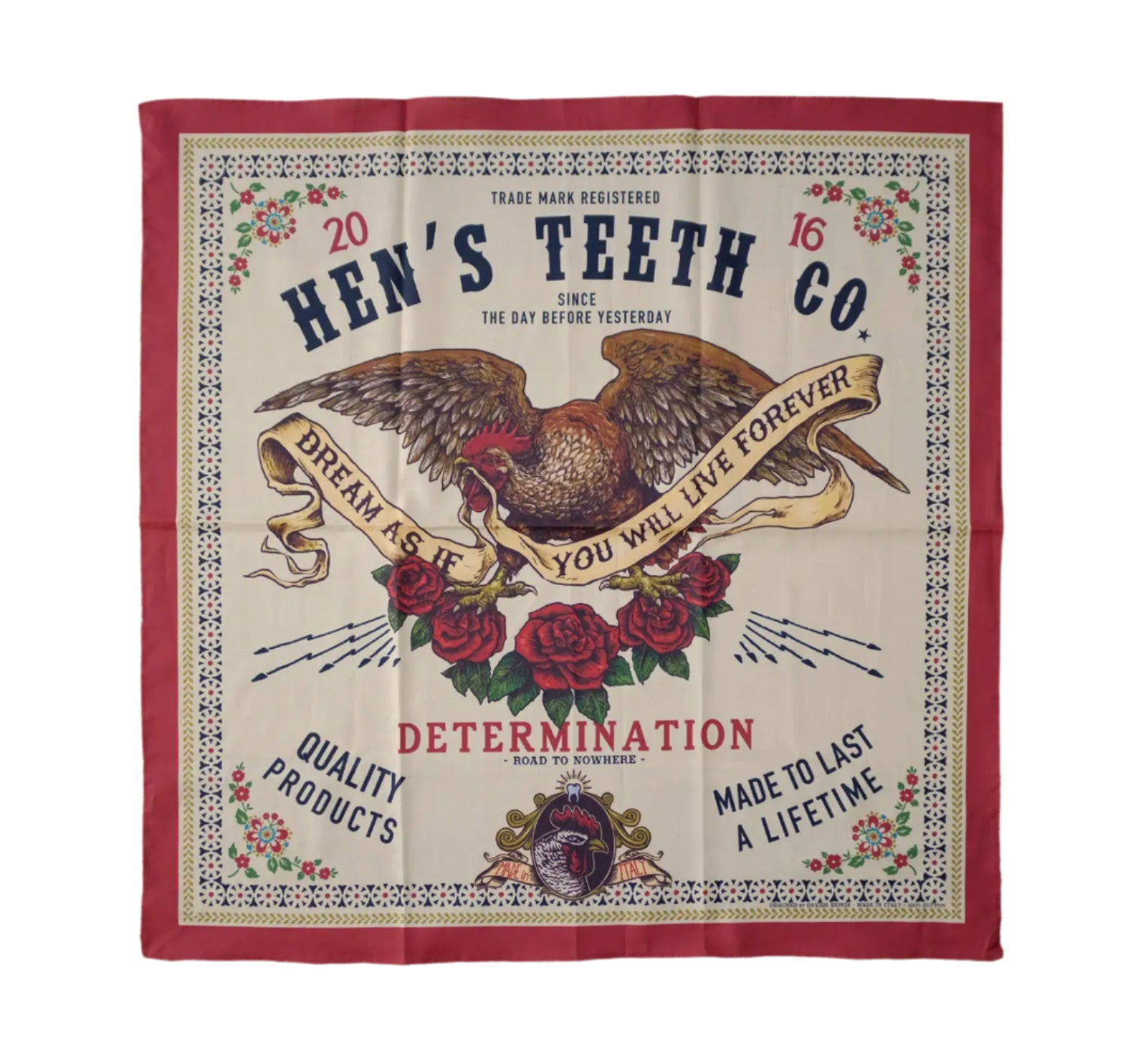 Determination, Bandana-Halstørklæder-Hen's Teeth-Motorious Copenhagen