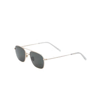 Dion, Gold, Green Solid Lens-Solbriller-Monokel Eyewear-Motorious Copenhagen