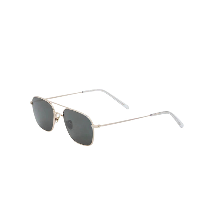 Dion, Gold, Green Solid Lens-Solbriller-Monokel Eyewear-Motorious Copenhagen