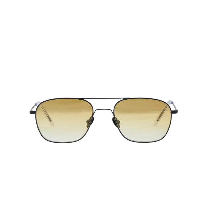 Dion, Matt Black, Yellow Gradient Lens-Solbriller-Monokel Eyewear-Motorious Copenhagen
