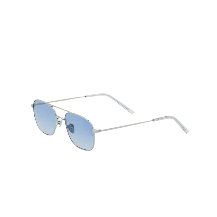 Dion, Silver, Blue Gradient Lens-Solbriller-Monokel Eyewear-Motorious Copenhagen