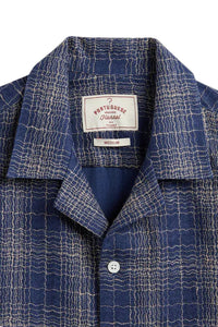 Dorne Shirt, Short Sleeve, Blue-Skjorter-Portuguese Flannel-Motorious Copenhagen