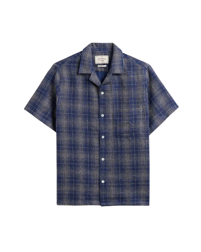 Dorne Shirt, Short Sleeve, Blue-Skjorter-Portuguese Flannel-Motorious Copenhagen