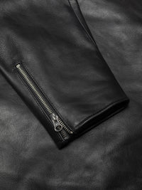 Eddy Rider Leather Jacket, Black-Jakker-Nudie Jeans-Motorious Copenhagen