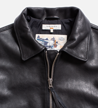 Eddy Rider Leather Jacket, Black-Jakker-Nudie Jeans-Motorious Copenhagen