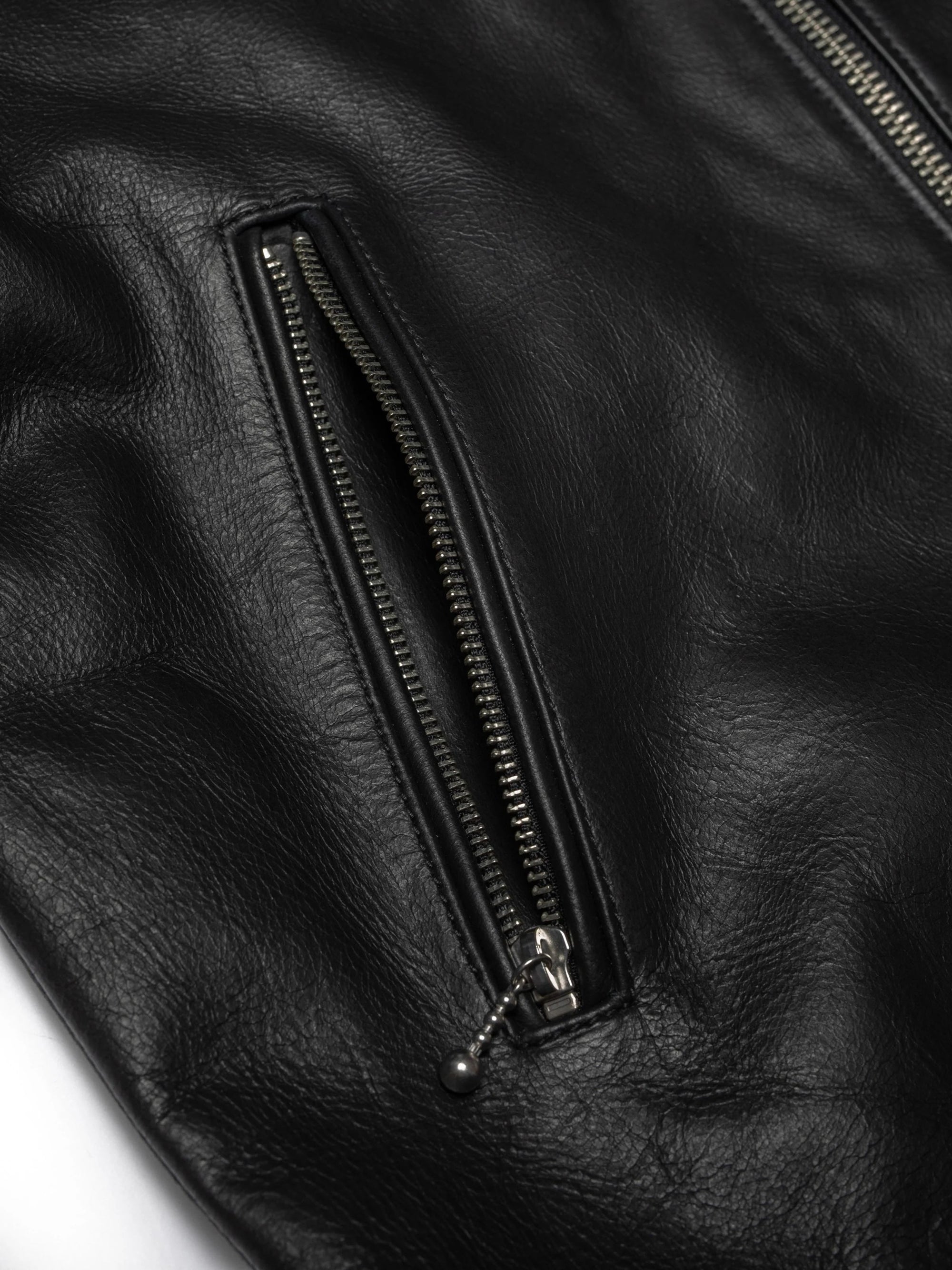 Eddy Rider Leather Jacket, Black-Jakker-Nudie Jeans-Motorious Copenhagen