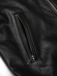 Eddy Rider Leather Jacket, Black-Jakker-Nudie Jeans-Motorious Copenhagen