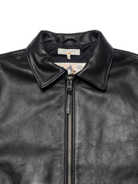 Eddy Rider Leather Jacket, Black-Jakker-Nudie Jeans-Motorious Copenhagen