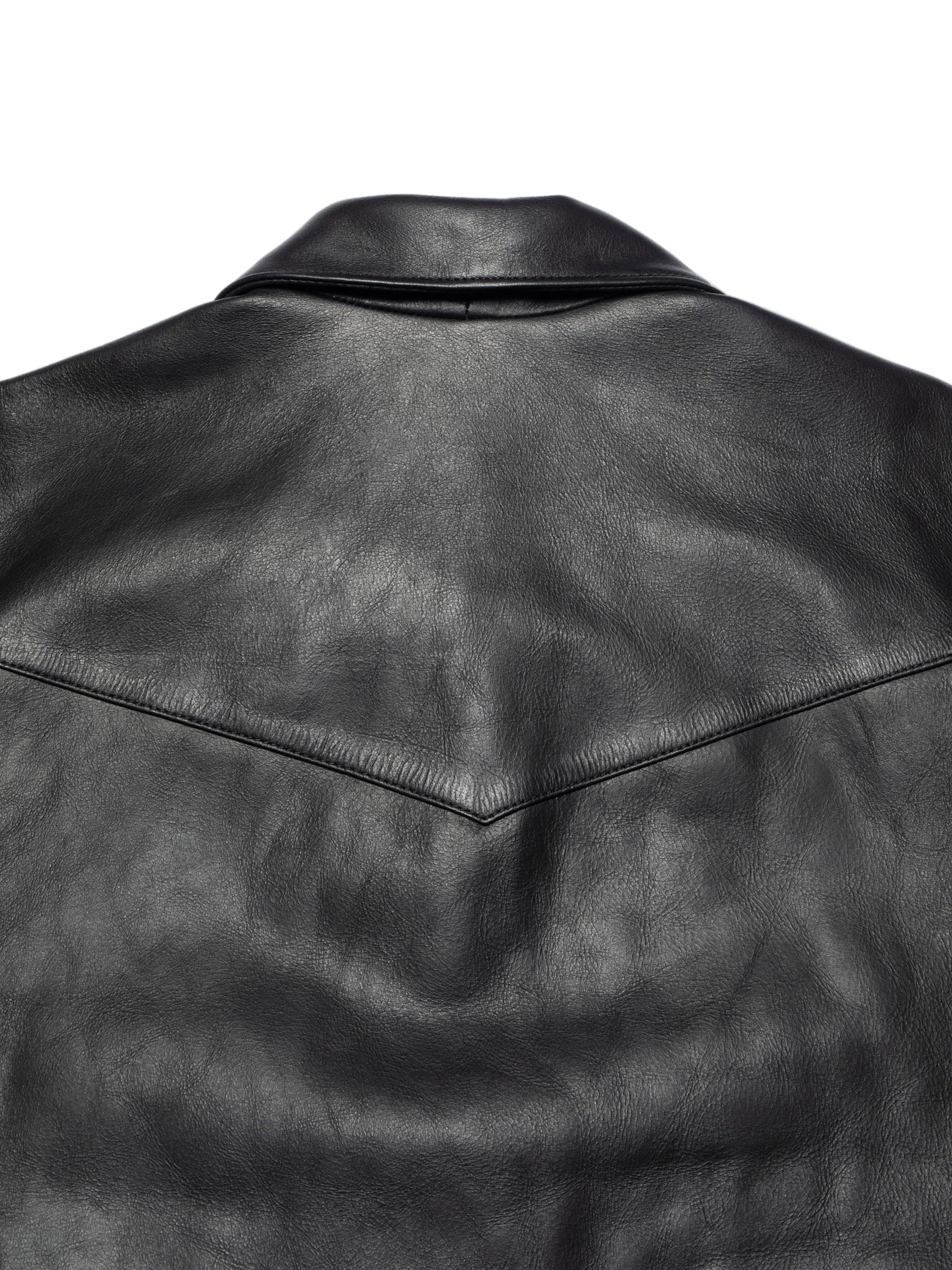 Eddy Rider Leather Jacket, Black-Jakker-Nudie Jeans-Motorious Copenhagen