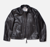 Eddy Rider Leather Jacket, Black-Jakker-Nudie Jeans-Motorious Copenhagen