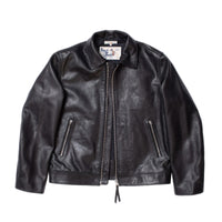 Eddy Rider Leather Jacket, Black-Jakker-Nudie Jeans-Motorious Copenhagen