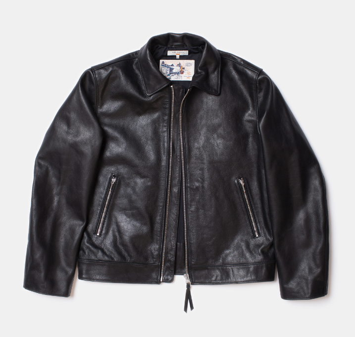 Eddy Rider Leather Jacket, Black-Jakker-Nudie Jeans-Motorious Copenhagen