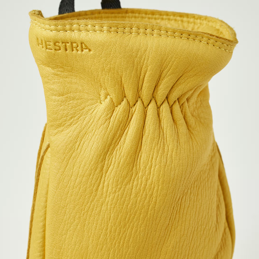 Eirik Leather Gloves, Natural yellow-Handsker-Hestra-Motorious Copenhagen