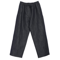 Emir, Loose Drawstring Pants, Navy Dobby-Bukser-Hansen Garments-Motorious Copenhagen