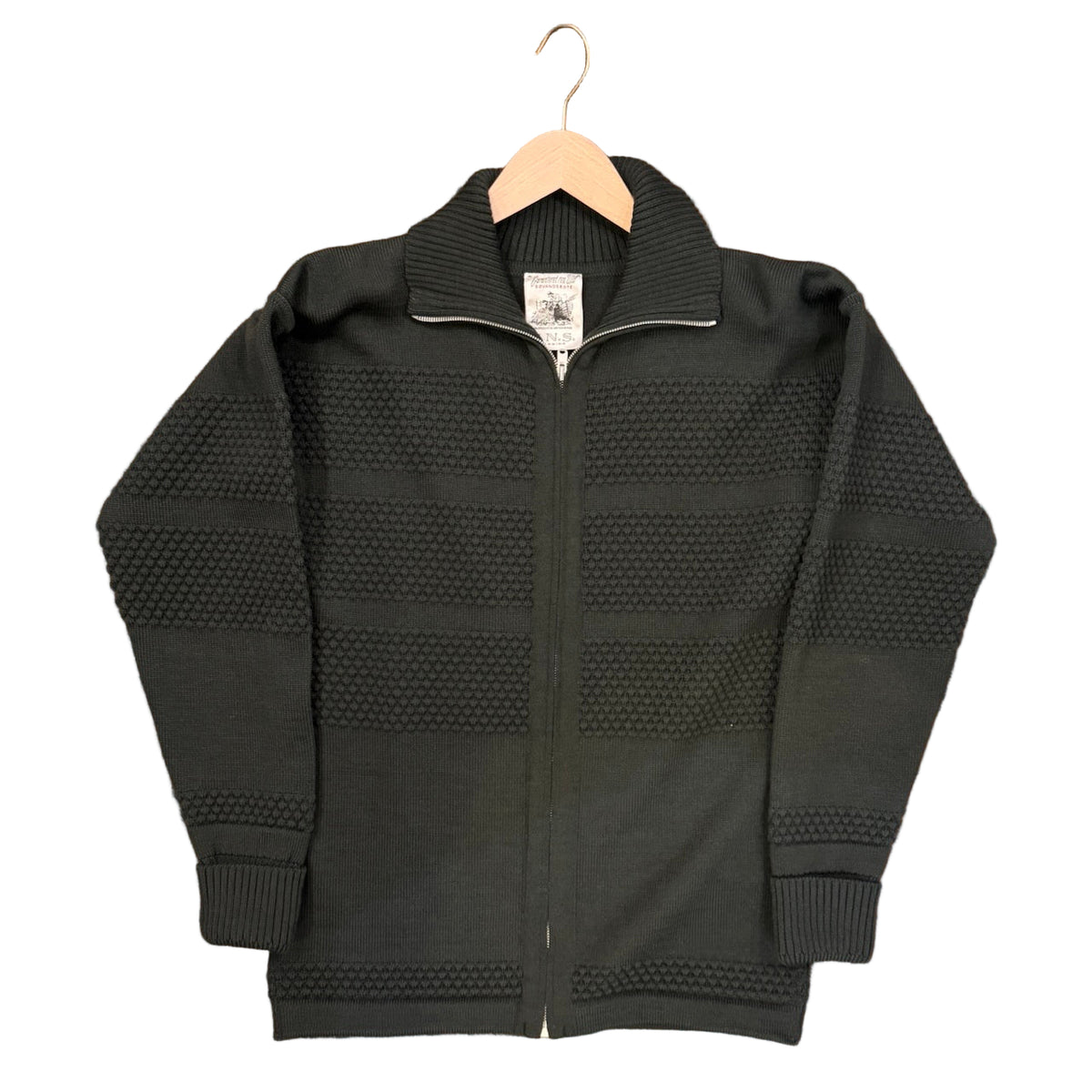 FISHERMAN Full Zip, Dark Forest Green-Sweatshirts-SNS Herning-Motorious Copenhagen