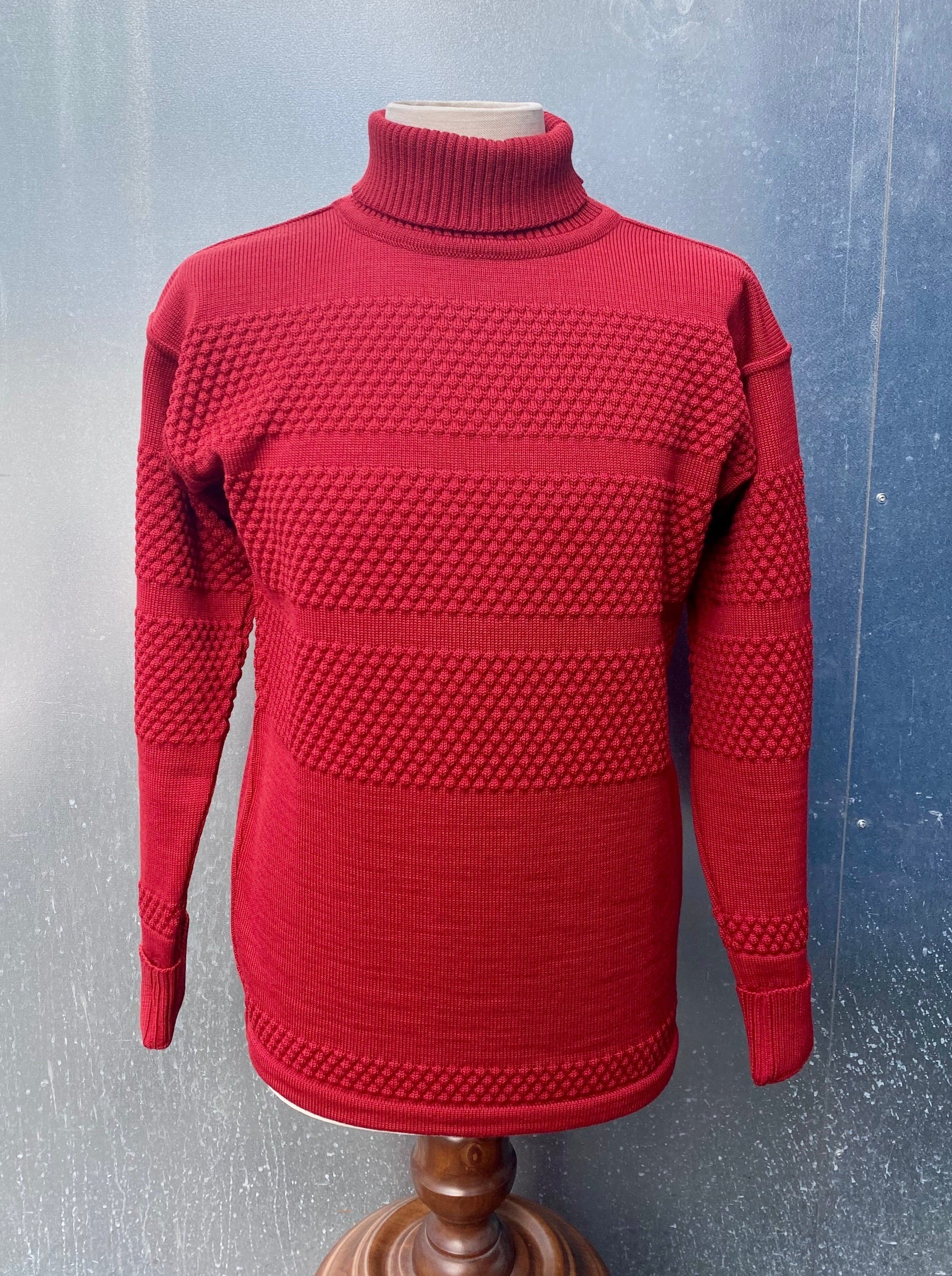 FISHERMAN sweater, Dannebrog Red-Sweatshirts-SNS Herning-Motorious Copenhagen