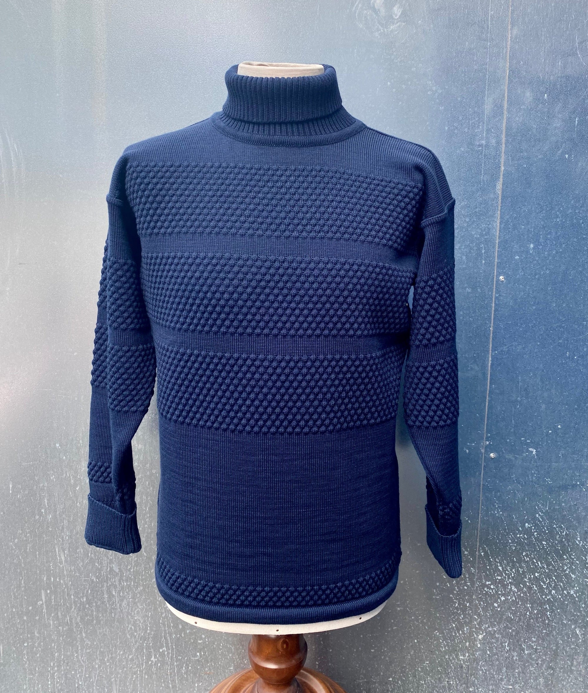 FISHERMAN sweater, Manual Blue-Sweatshirts-SNS Herning-Motorious Copenhagen