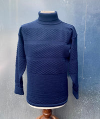 FISHERMAN sweater, Manual Blue-Sweatshirts-SNS Herning-Motorious Copenhagen