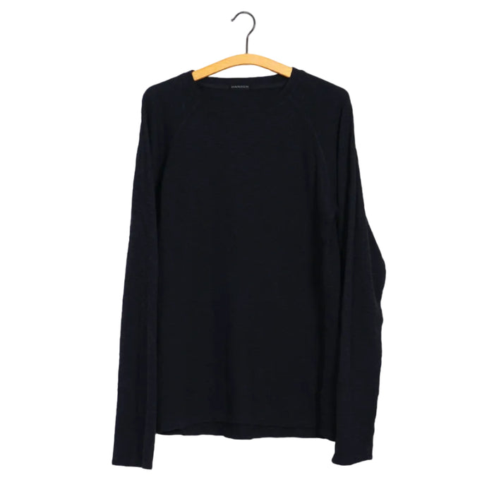 Felix, Raglan Long sleeve T-shirt, Black-T-shirts-Hansen Garments-Motorious Copenhagen