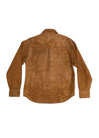 Fence Buffalo Skin Shirt, Cognac-Skjorter-Iron & Resin-Motorious Copenhagen