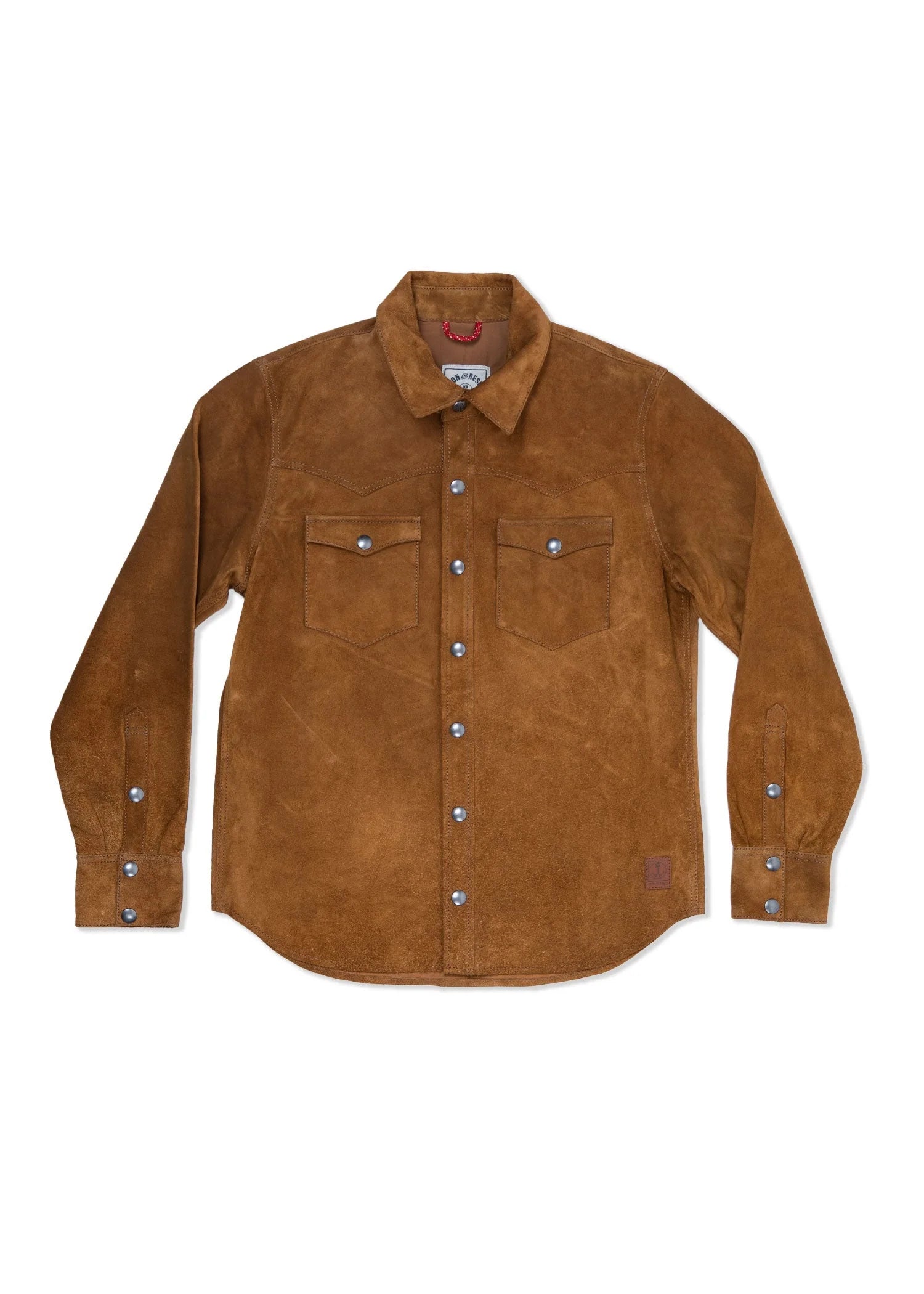 Fence Buffalo Skin Shirt, Cognac-Skjorter-Iron & Resin-Motorious Copenhagen