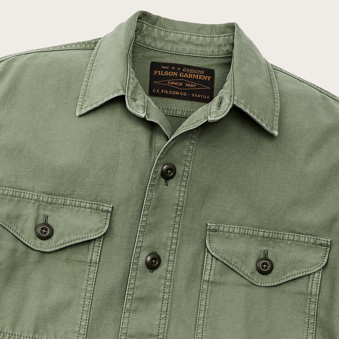 Field Jac-shirt, Washed Fatigue Green-Skjorter-Filson 1897-Motorious Copenhagen