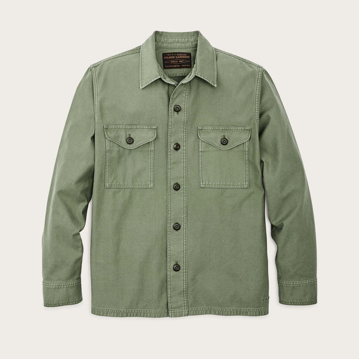 Field Jac-shirt, Washed Fatigue Green-Skjorter-Filson 1897-Motorious Copenhagen