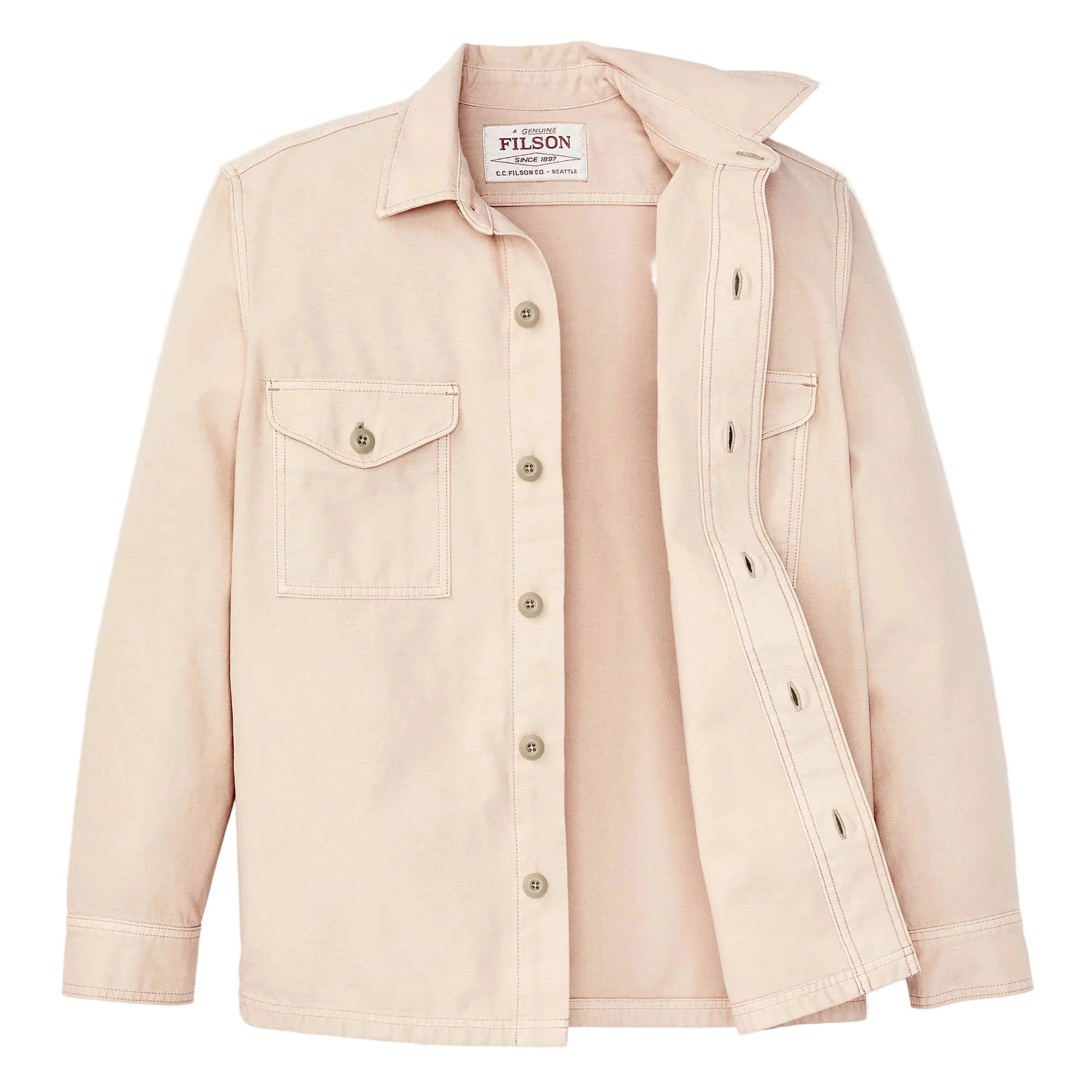 Field Jac-shirt, Washed Oatmeal-Skjorter-Filson 1897-Motorious Copenhagen