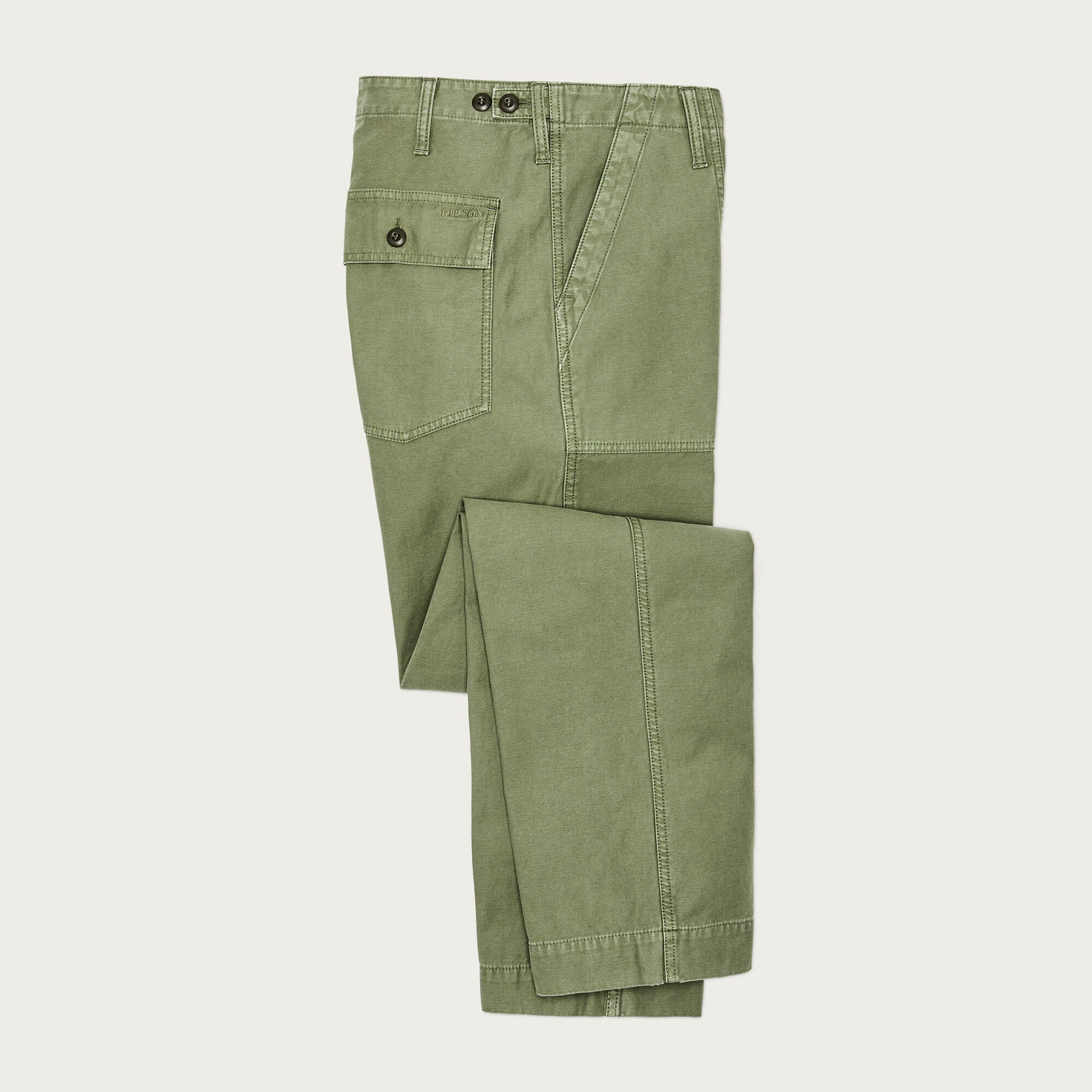 Field Supply Pants, Washed Fatigue Green-Bukser-Filson 1897-Motorious Copenhagen