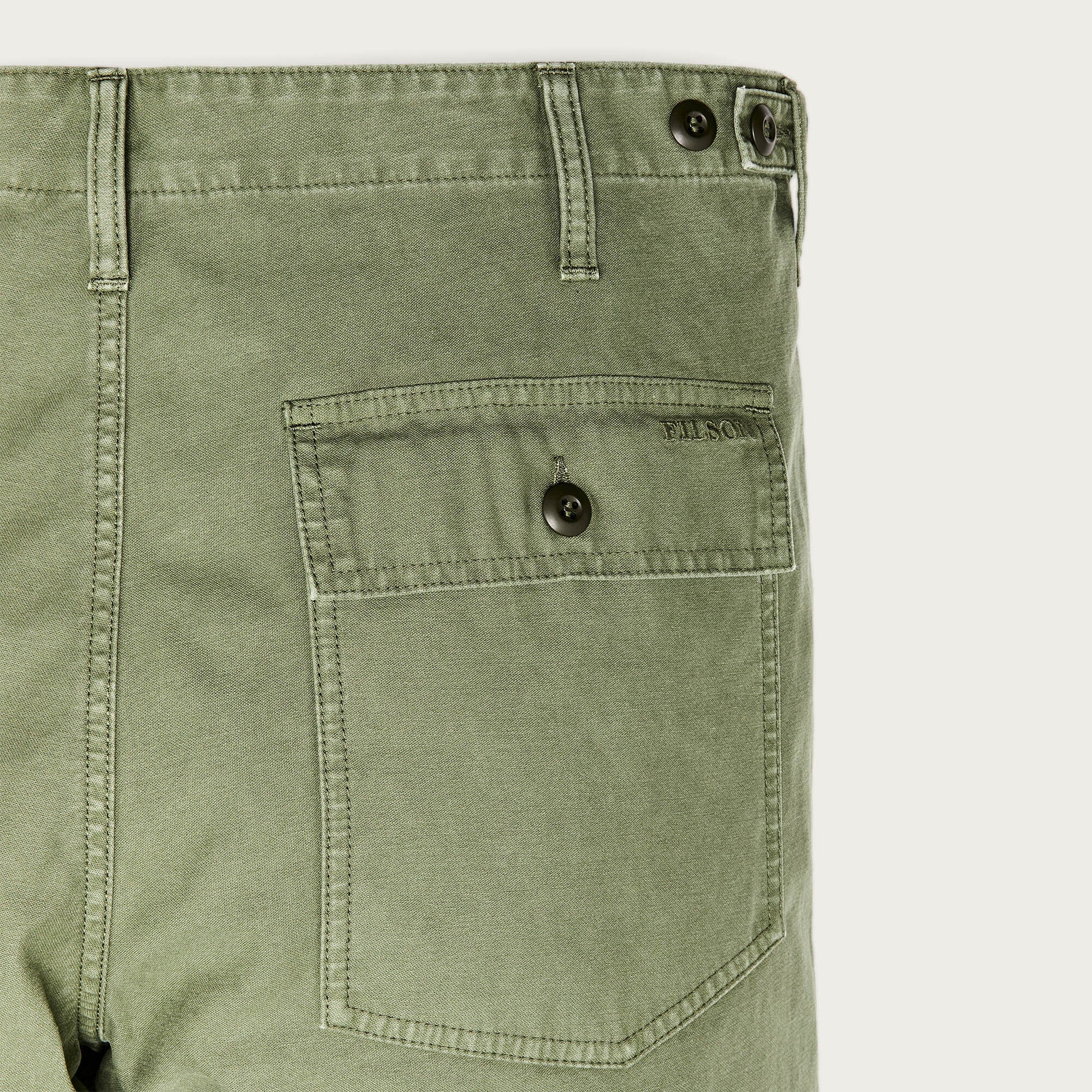 Field Supply Pants, Washed Fatigue Green-Bukser-Filson 1897-Motorious Copenhagen