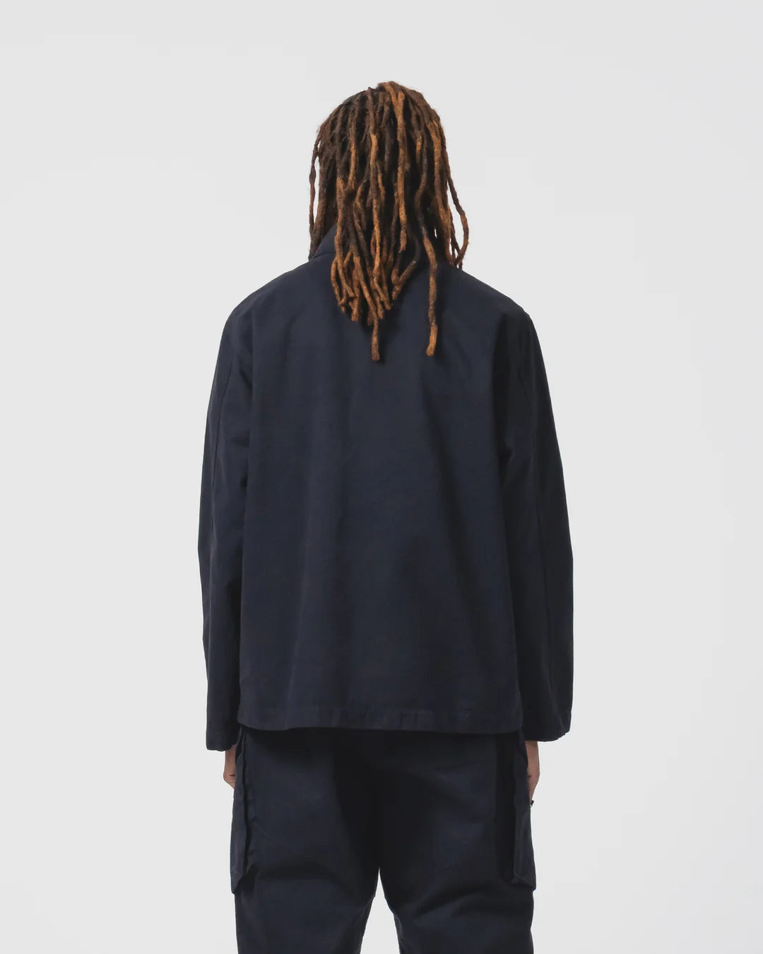 Fisherman Shirt, Garbadine Satin, Inkt-Skjorter-Eat Dust-Motorious Copenhagen