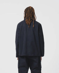 Fisherman Shirt, Garbadine Satin, Inkt-Skjorter-Eat Dust-Motorious Copenhagen