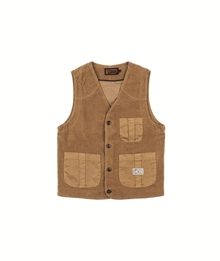 Fisherman Vest Carmignano, Tabacco-Veste-The Quartermaster-Motorious Copenhagen