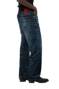 Fit 36 FL, Heavy Selvedge Denim, Indigo, Worn out-Bukser-Eat Dust-Motorious Copenhagen