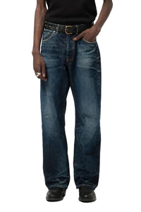 Fit 36 FL, Heavy Selvedge Denim, Indigo, Worn out-Bukser-Eat Dust-Motorious Copenhagen