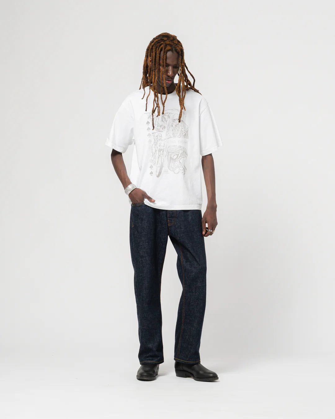 Fit 36 FL/EL, Heavy Selvedge Denim, Indigo/Rinse Wash-Bukser-Eat Dust-Motorious Copenhagen