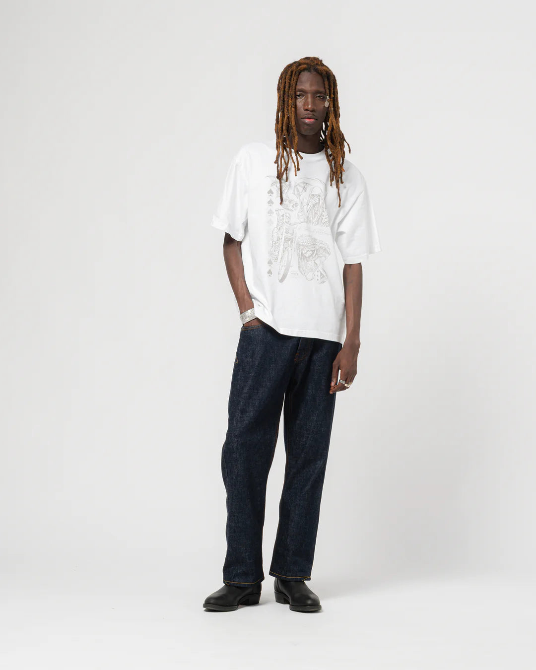 Fit 36 FL/EL, Heavy Selvedge Denim, Indigo/Rinse Wash-Bukser-Eat Dust-Motorious Copenhagen