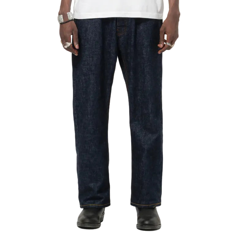 Fit 36, Heavy Selvedge Denim, Indigo, Rinse Wash-Bukser-Eat Dust-Motorious Copenhagen