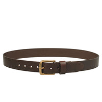 Flintholm, 40mm Belt, Brown/Antique Brass-Bælter-Baunbaek og Lyn-Motorious Copenhagen