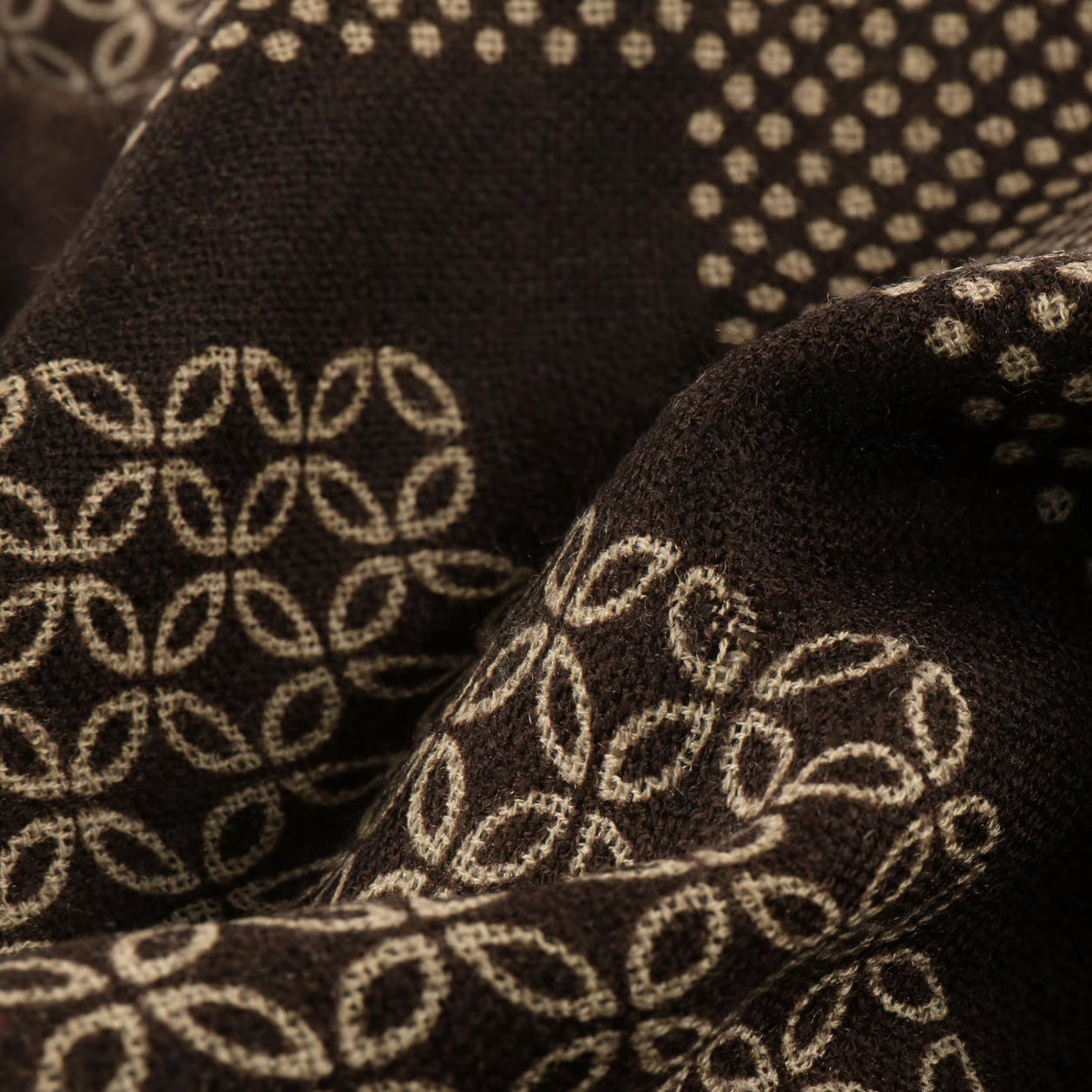 Forest, Wool Scarf, Brown-Halstørklæder-Stetson-Motorious Copenhagen