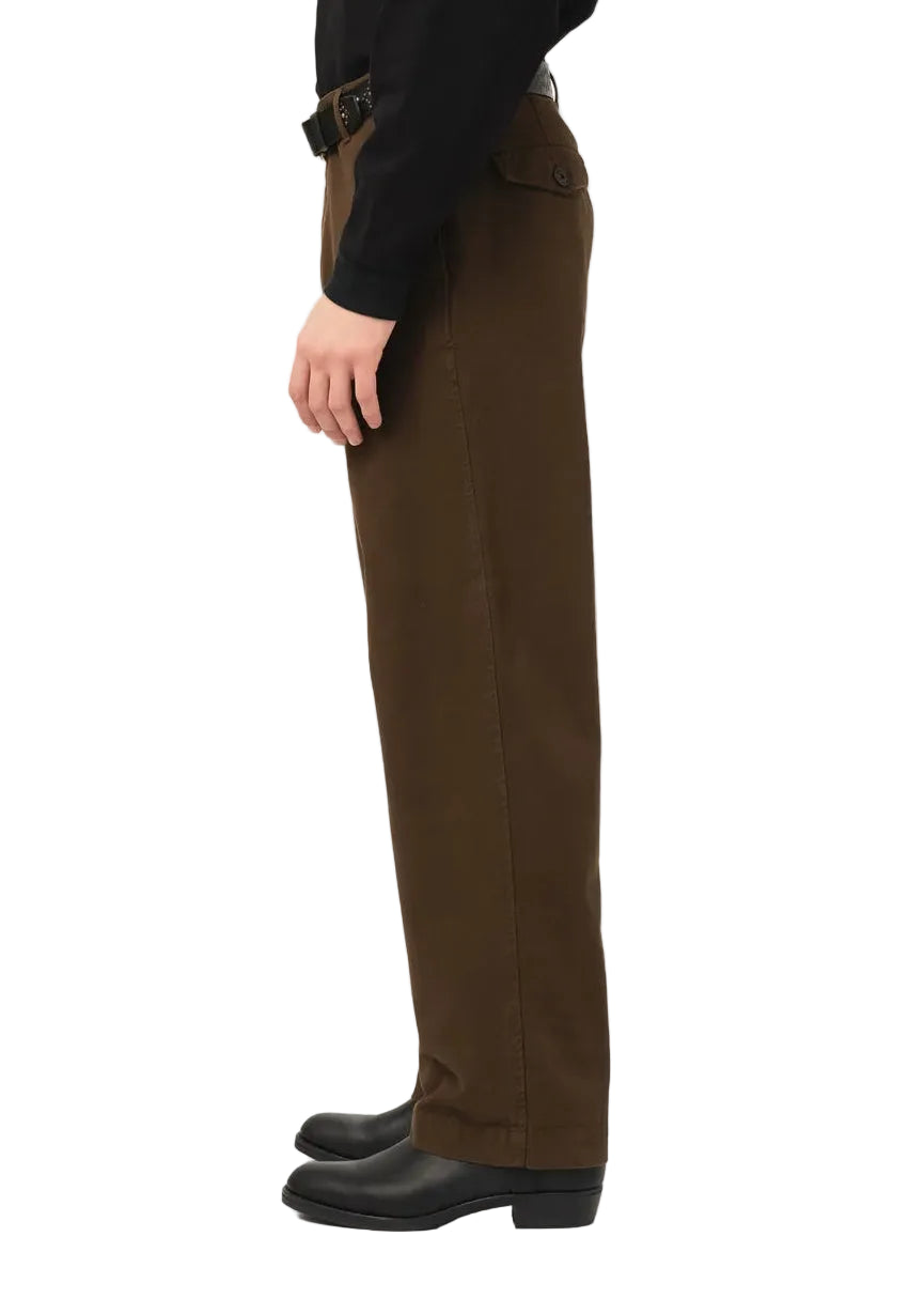 Frisco Chino, Herringbone Twill, Brown-Bukser-Eat Dust-Motorious Copenhagen