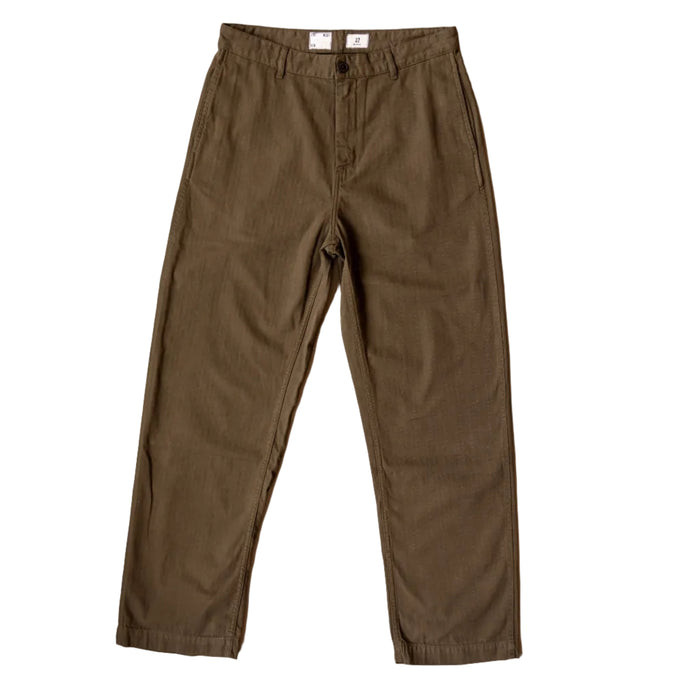Frisco Chino, Herringbone Twill, Brown-Bukser-Eat Dust-Motorious Copenhagen